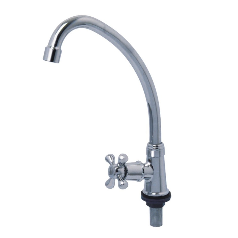 Showy “Cross” Quarter Turn J type Spout (Kitchen / Toilet) Sink Tap | Model : SHOWY-2655N