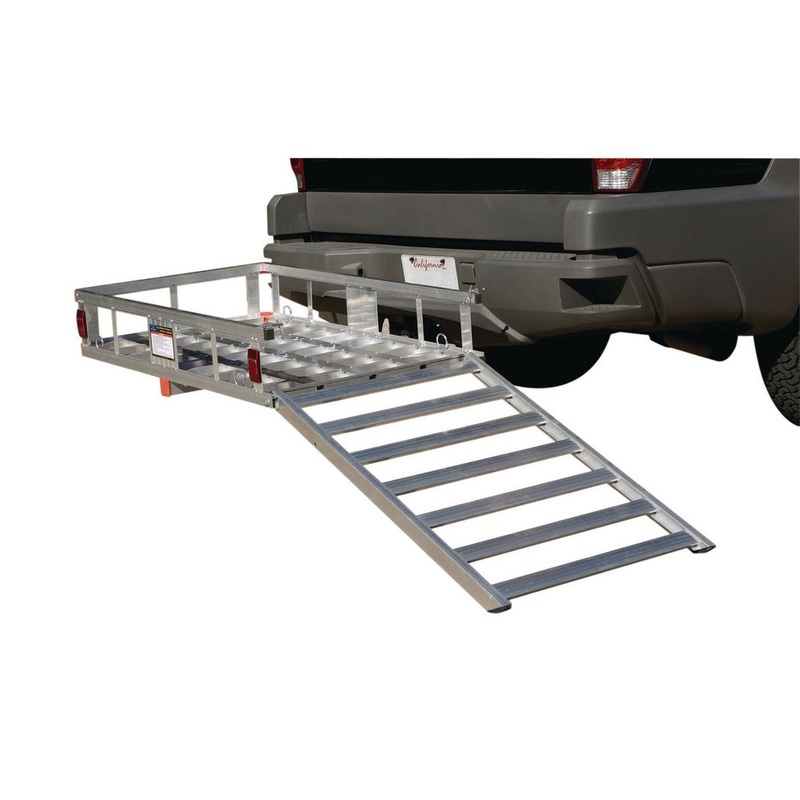 HAUL-MASTER 500 lb. Capacity Aluminum Mobility Wheelchair and Scooter Carrier