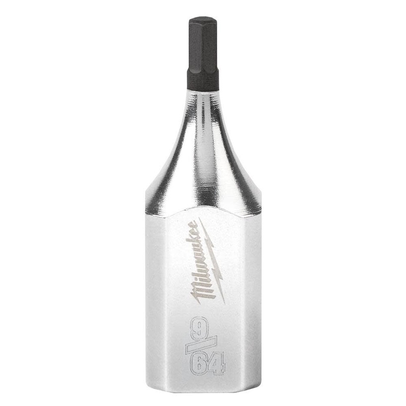 Milwaukee 3/8 Inch Drive 9/64 Inch Hex Bit Socket