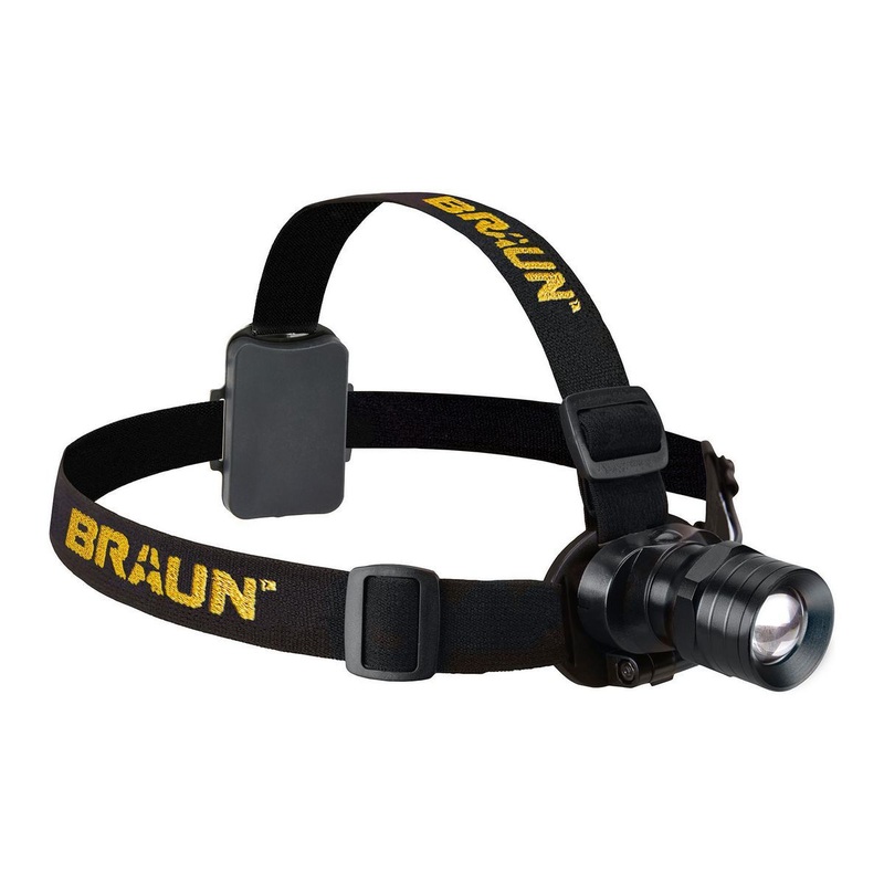 BRAUN 500 Lumen Professional Swivel Headlamp