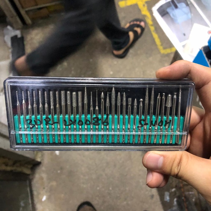 Diamond Burr Set 30Pc X 3Mm | Model : BUR-LX0086