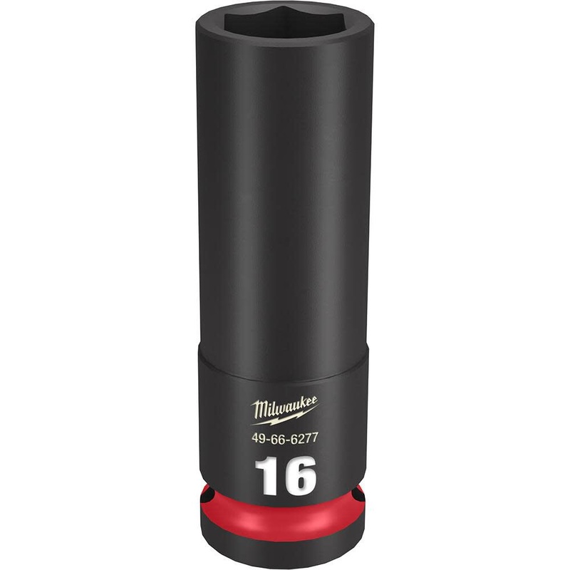 Milwaukee SHOCKWAVE Impact Duty Socket 1/2in Drive 16MM Deep 6 Point