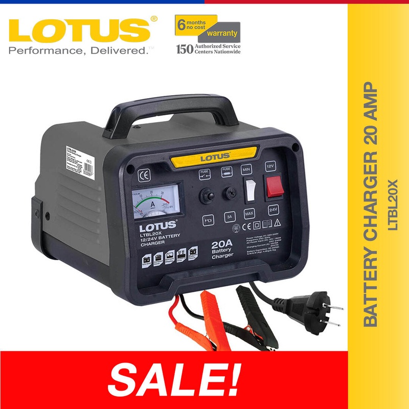 SALE! (REFURBISHED) LOTUS BATTERY CHARGER LTBL20X