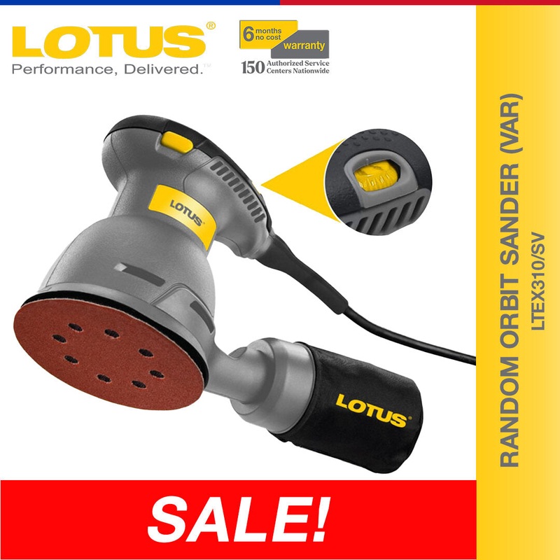 SALE! (REFURBISHED) LOTUS RANDOM ORBIT SANDER (VAR) LTEX310/SV
