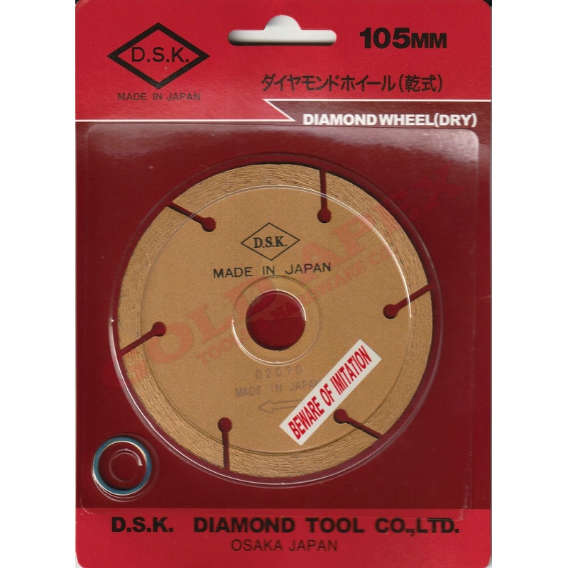 DSK Japan Diamond Disc 4″ Dry