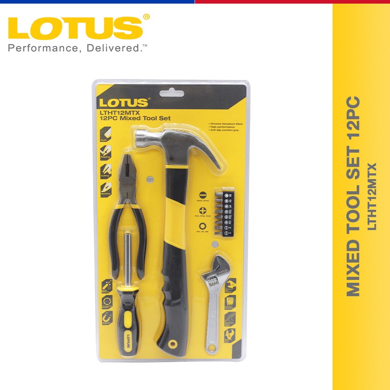 Lotus Mixed Tool Set 12PC LTHT12MTX | 8PC LTHT8MTX | 29PC LTHT29MTX – Hand Tools 12PC LTHT12MTX