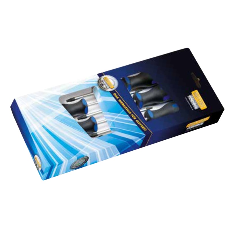 Set of TORX Screwdrivers, 7 pcs. 7 Screwdrivers T10/T15/T20/T25/T27/T30/T40 in Box