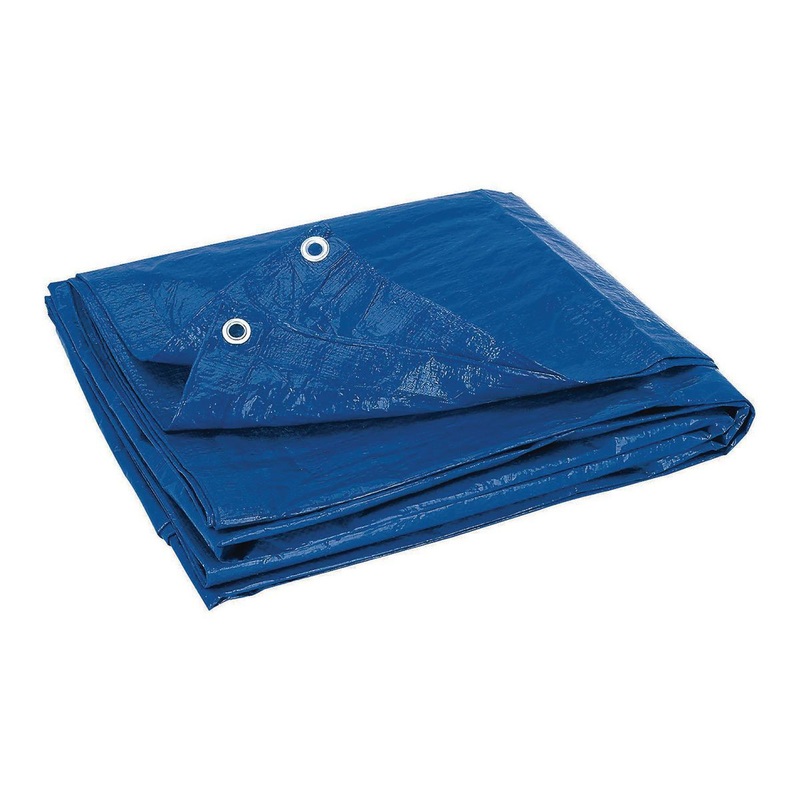 HFT 19 ft. x 39 ft. 4 in. Blue All-Purpose Weather-Resistant Tarp