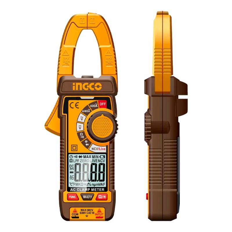 Ingco DCM62001 AC Digital Clamp Meter 400A