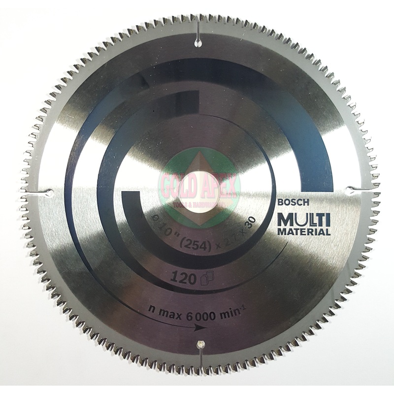Bosch Circular Saw Blade 10″x120T Multi Material