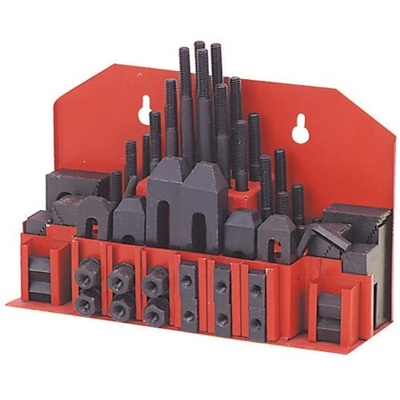 CEN-TECH Combination Step Block and Clamp Set, 58 Piece