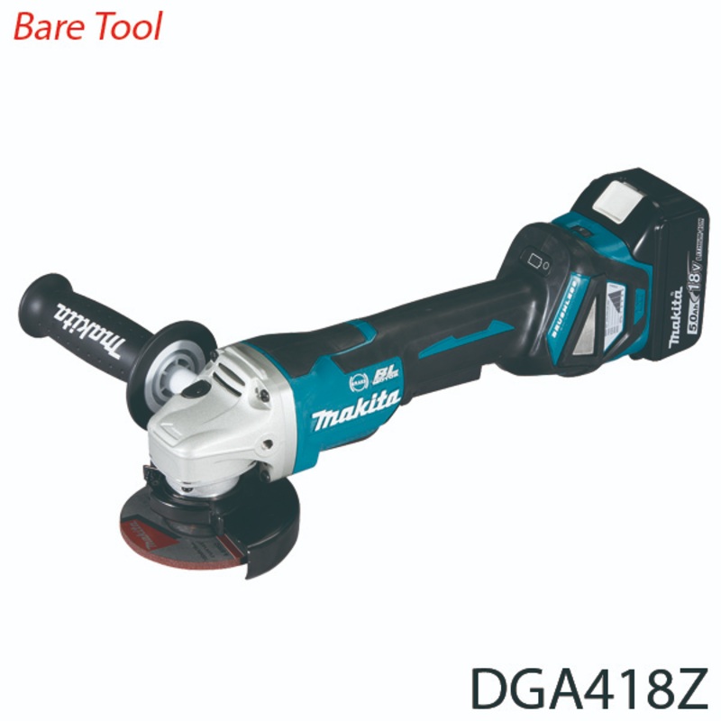 Makita DGA418Z 18V Cordless Brushless Angle Grinder (LXT Series) [Bare Tool]
