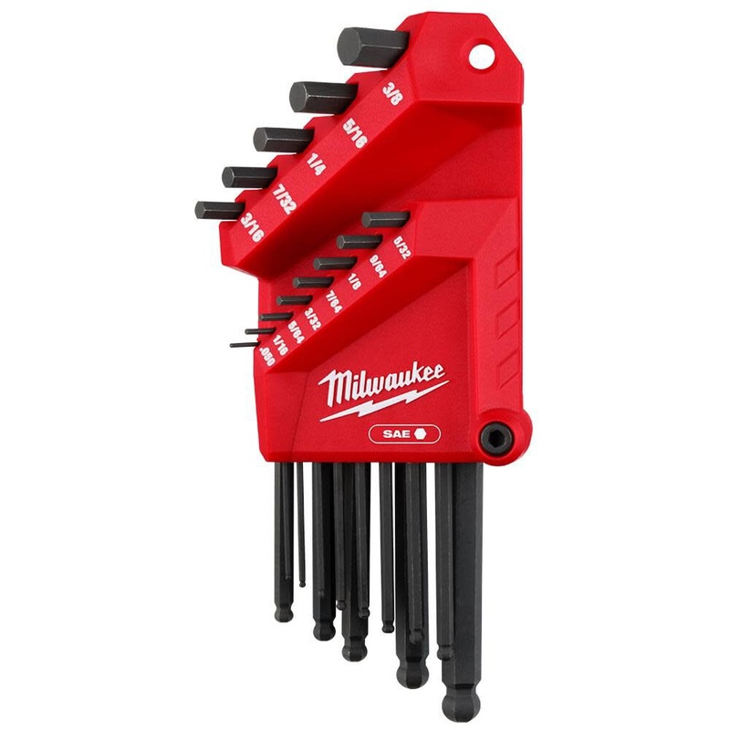 Milwaukee 13-Key Ball End L-Key Set – SAE