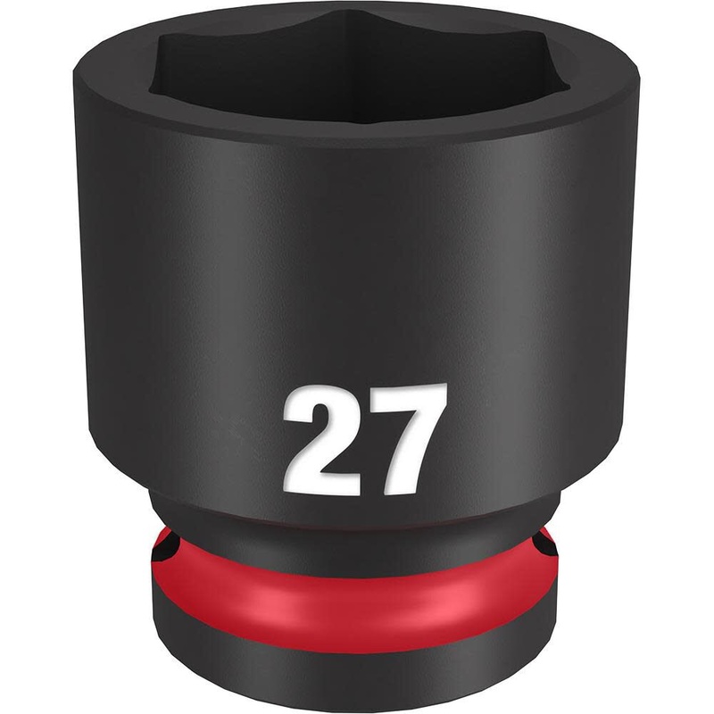 Milwaukee Impact Socket 1/2in Drive 27mm Standard 6 Point