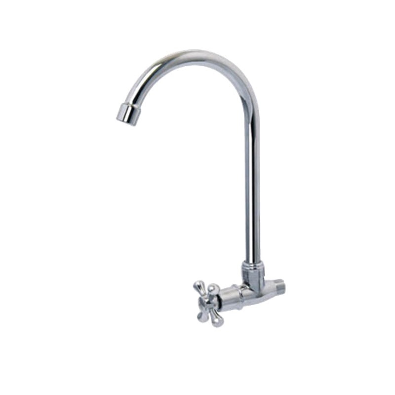 Showy Cross Q-turn “U” Spout Wall Sink Tap 2655nwc-u | Model : SHOWY-2655NWC-U