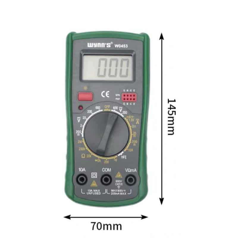 Wynn’s Digital Multi Meter Set (W0453) | Model : METER-W0453