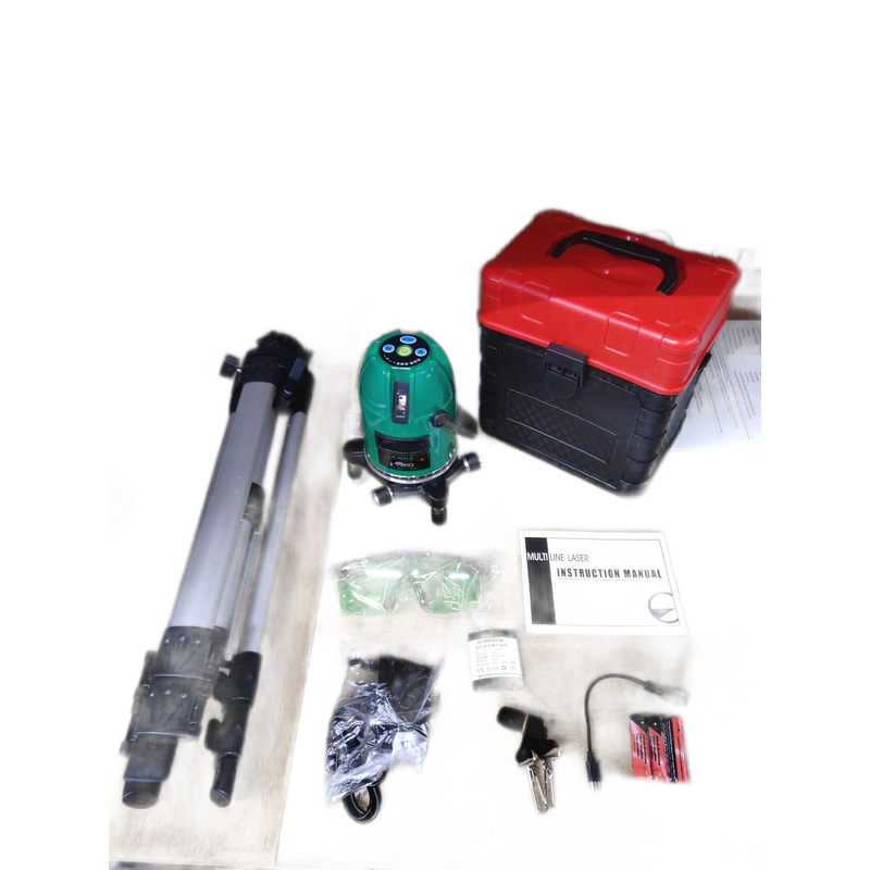 Aiko Green Laser Level Measure 4V1H with Stand | Model : NL-AK41-G | Comes with Certificate