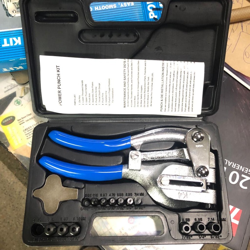 Aiko Power Punch Kit 3/32-9/32 | Model : KL-101