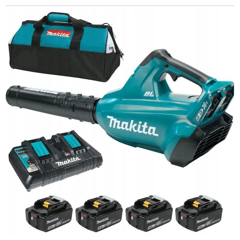 Makita DUB362PT4X 36V Cordless Brushless Leaf Blower / Air Blower (LXT-Series)