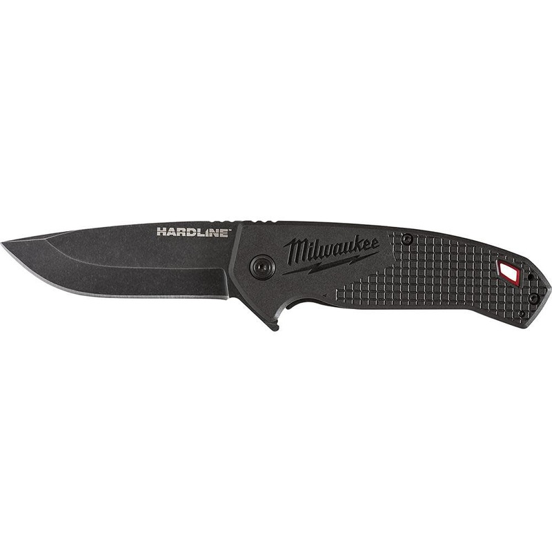 Milwaukee 3 in. HARDLINE Smooth Blade Pocket Knife
