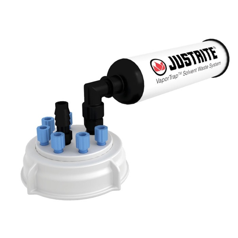 70mm VaporTrap UN/DOT Cap with Filter Kit, 6 Ports 1/8” OD Tubing, 1 port 1/4″ or 3/8″ Hose Barb – 12832