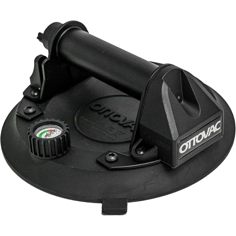 Grabo OTTOVAC Electric Vacuum Suction Cup Lifting Clamp for Glaziers, Movers, Builders, Tile-Glass-Door-Drywall Installers – Heavy Duty Lifter