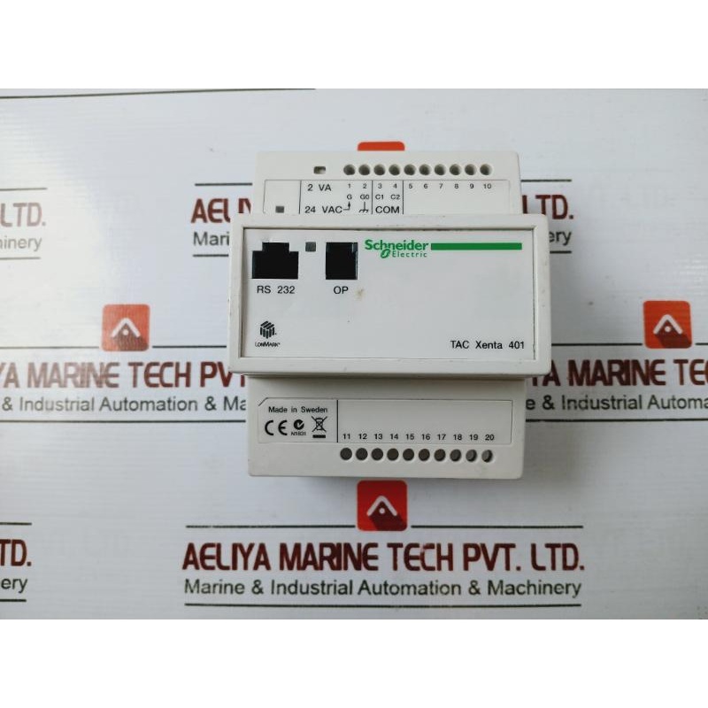 Schneider Electric Tac Xenta 401 Programmable Controller Class 2 Hw 2.2 24VAC