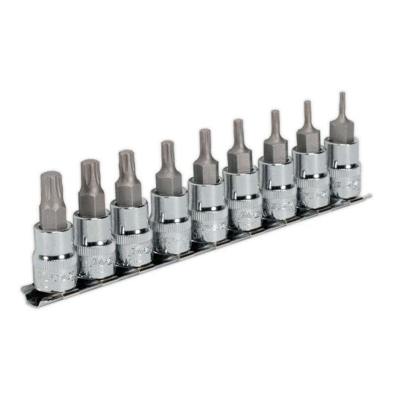 Sealey TRX-P* Socket Bit Set 9pc 3/8″ Drive 50mm (Premier)