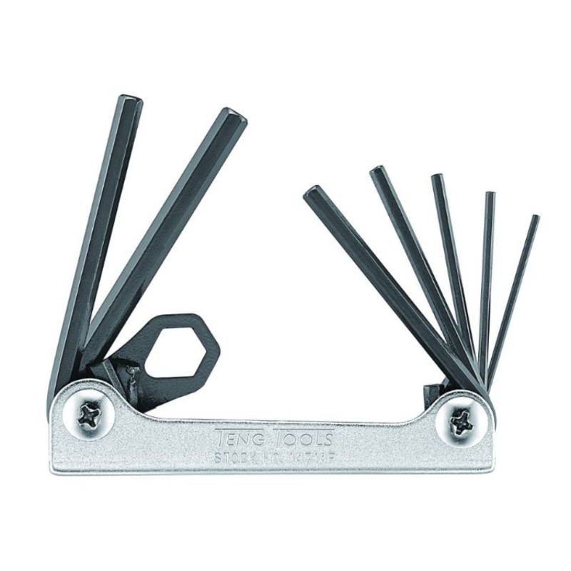 Teng Hex Key Set Folding AF to 7/32″ 7pcs