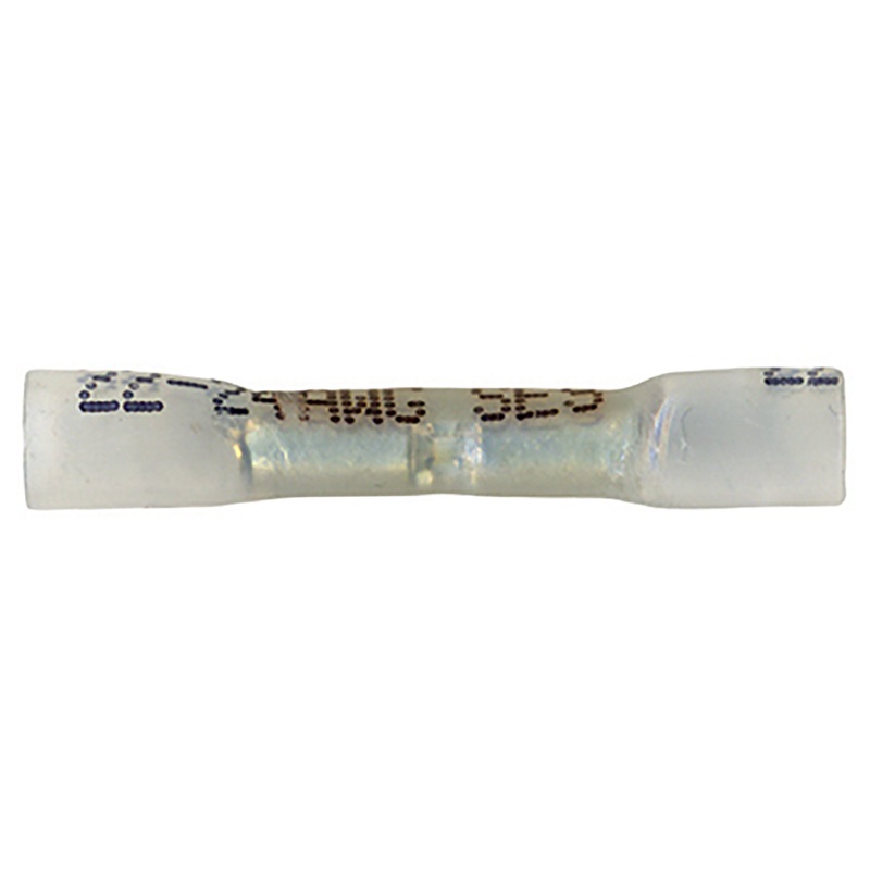 Heat Shrink & Crimp White Butt Connector 26-24 Gauge – 1000 Pack