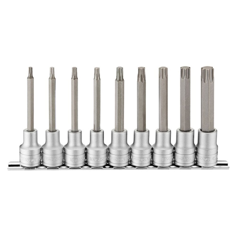 Teng Socket Set 1/2″ Drive Long Ribe Bit 9pcs