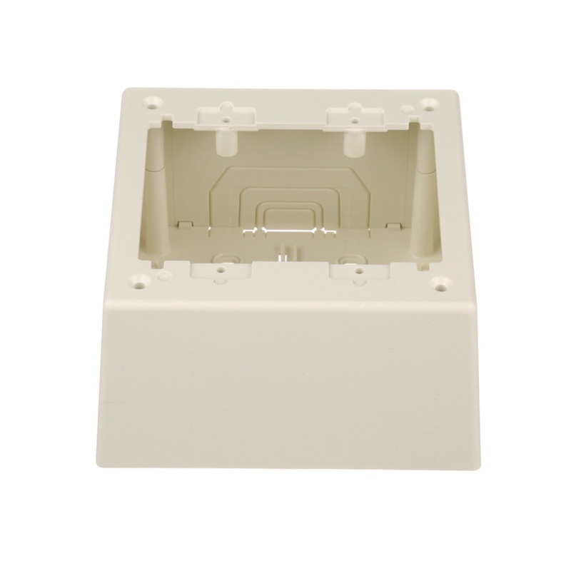 2-Gang, 2-Piece, Deep Outlet Box By Panduit JBP2DIW