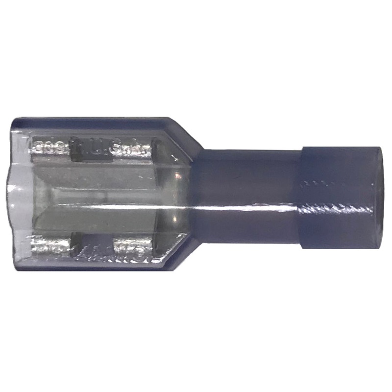 16-14 AWG Nylon Fully Insulated Female Quick Disconnect Connector – 0.250 Tab – 100 or 500 Pack