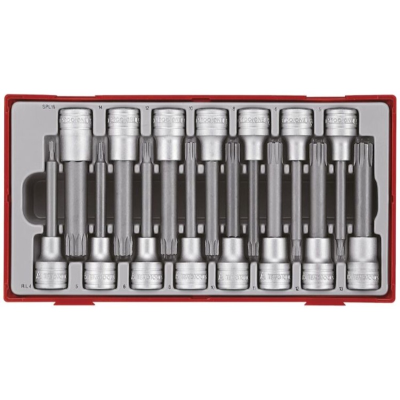 Teng Socket Set 1/2″ Drive Ribe/XZN 15pcs