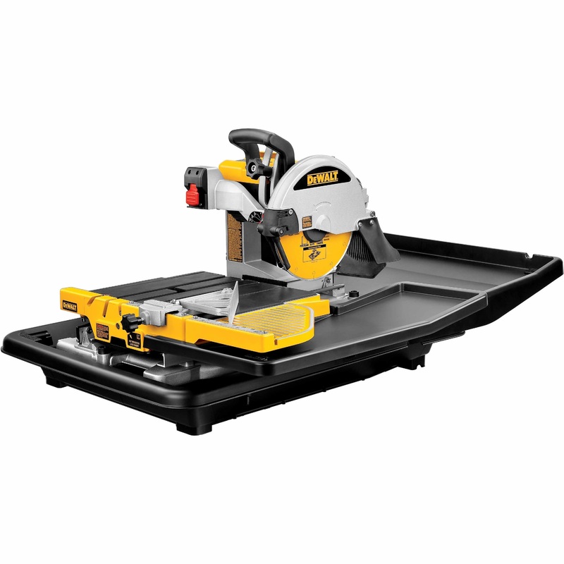 DeWalt D24000 Heavy-Duty 10″ Wet Tile Saw