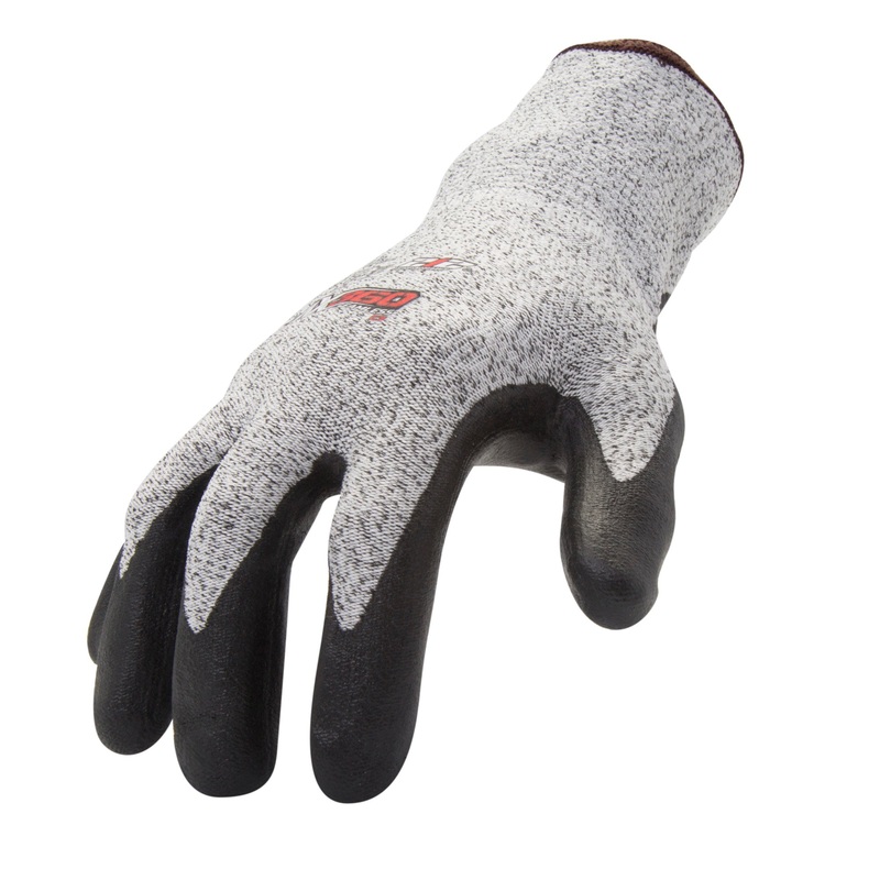 AX360 Foam Nitrile-dipped Cut Resistant Gloves in Black and Gray (EN Level 3, ANSI A2) SM Dozen
