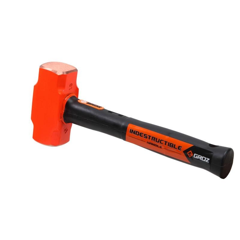 Groz INDESTRUCTIBLE HANDLE COPPER HEAD SLEDGE HAMMERS CHID/4/12/CU Default Title
