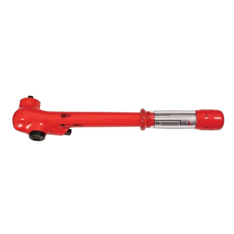 Insulated Ratcheting Torque Wrench 3/8″ Drive 5-50 Nm