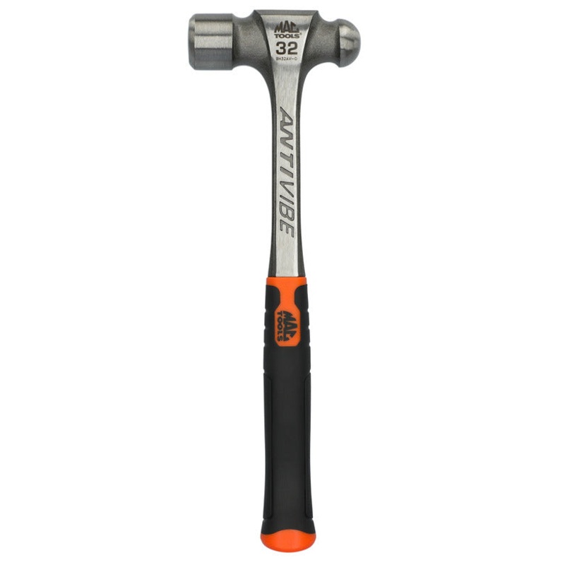 32 oz. Anti-Vibe Ball Peen Hammer – Hi-Vis Orange