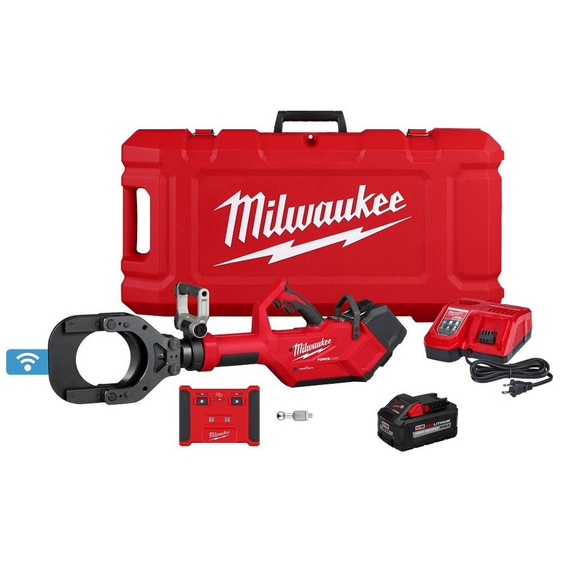 Milwaukee 2875R-21 M18 FORCE LOGIC 5″ Underground Cable Cutter w/ Wireless Remote