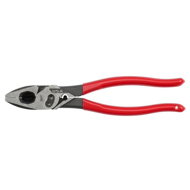 Milwaukee MT500C 9″ Lineman’s Dipped Grip Pliers w/ Crimper & Bolt Cutter (USA)