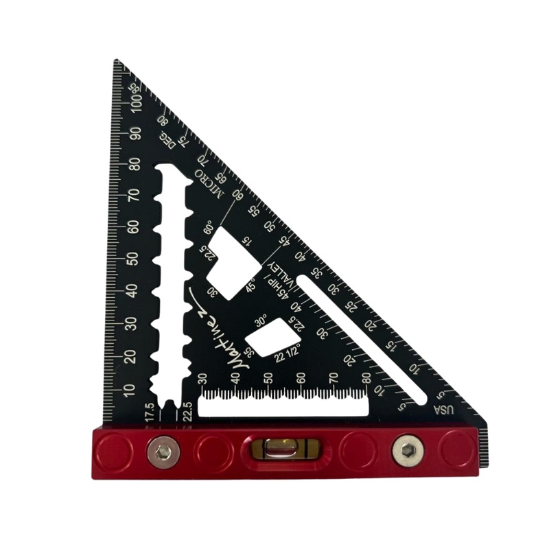 Martinez Tools | Aluminium Micro Square Metric Black