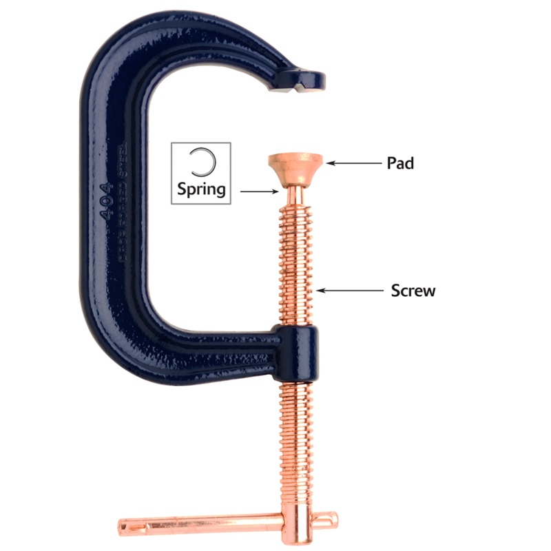 C-Clamp Replacement Parts Screw for Part No. C402