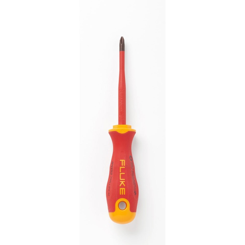 Fluke 5067314 IPHS2 Insulated Phillips Screwdriver, #2, 4″ 1000V