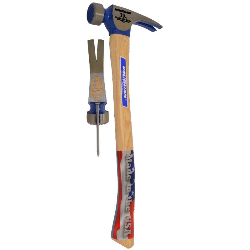 Vaughan CF2HC 19 OZ Milled Face California Framer Curved Handle