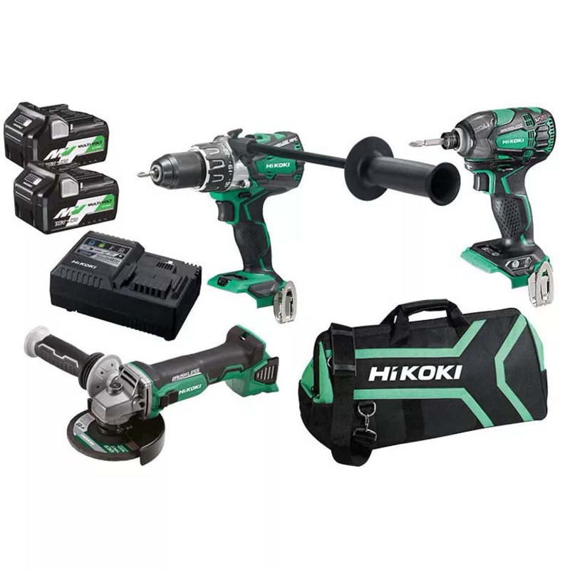 HiKOKI 3 Piece MultiVolt Combination Pack KC18DDBL(HRZ)
