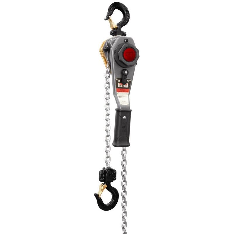 Jet JT9-376101 JLH-75WO-10 JLH Series 3/4 Ton Lever Hoist, 10′ Lift With Overload Protection