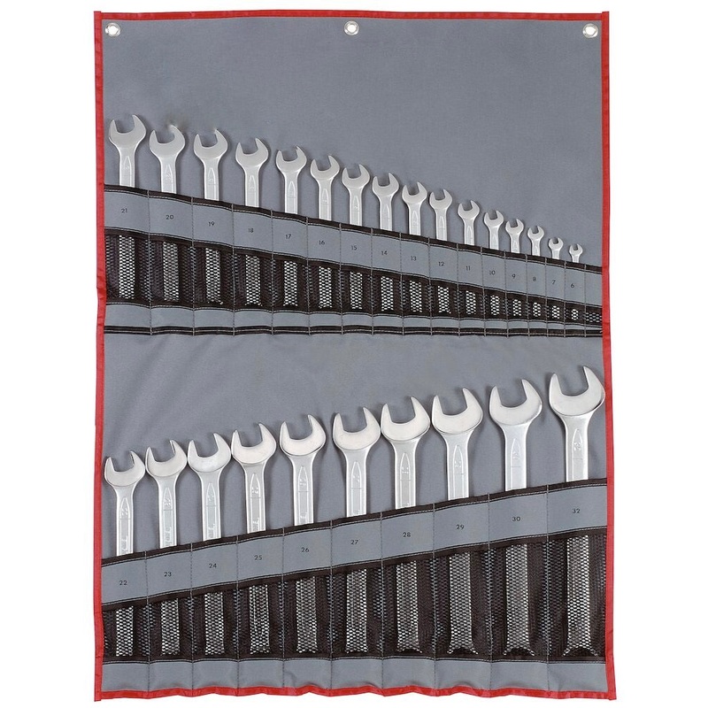 Teng Tools 26 Piece 12 Point Metric Combination Wrench Set (6MM – 32MM) – 6526MM