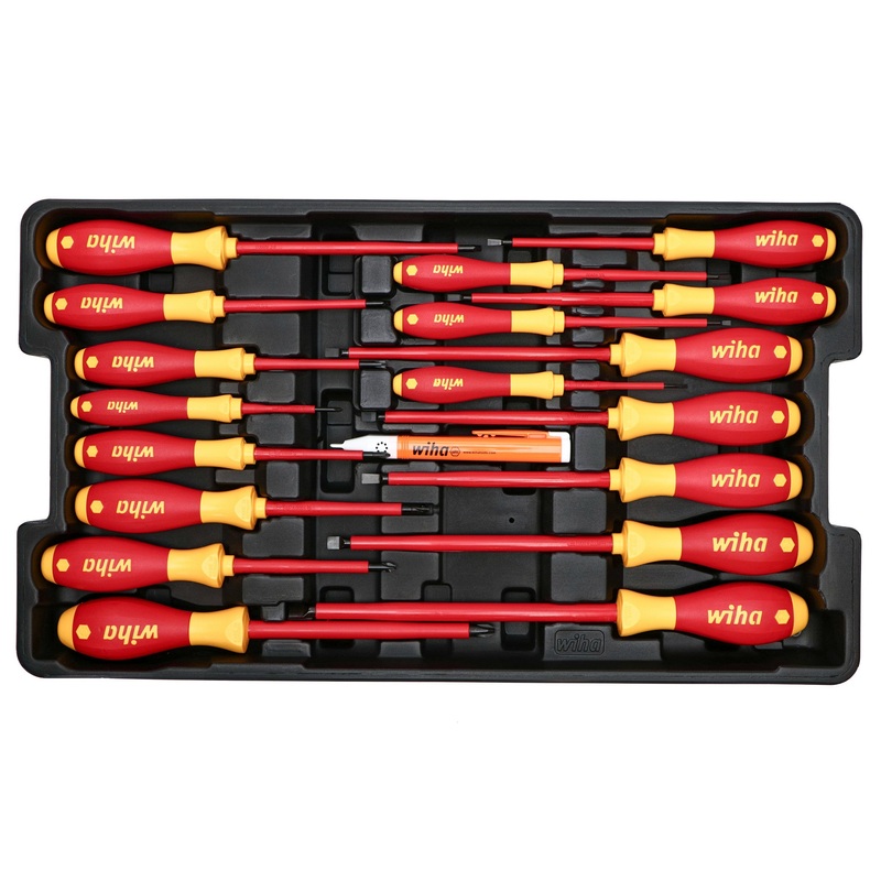 80 Piece Master Electrician’s Insulated Tools Set in Rolling Hard Case