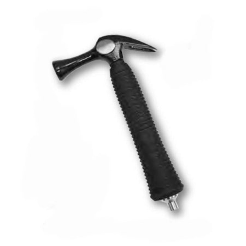 DOGYU Short Hammer Series Nail Pull Type B (Nonslip) Diameter 25mm [With Fall Prevention Cord Mounting Hole] 00201